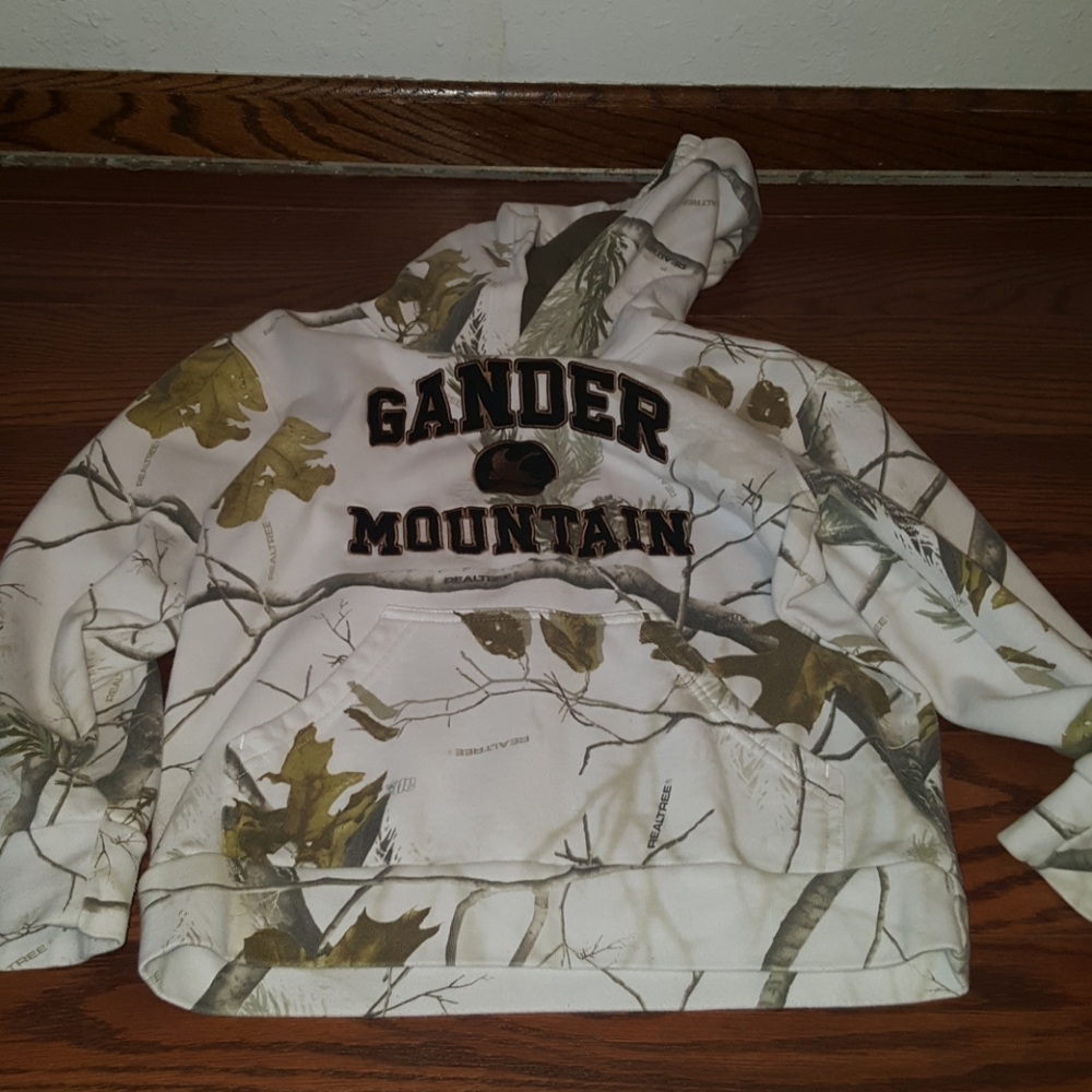 White camo gander mountain hoodie